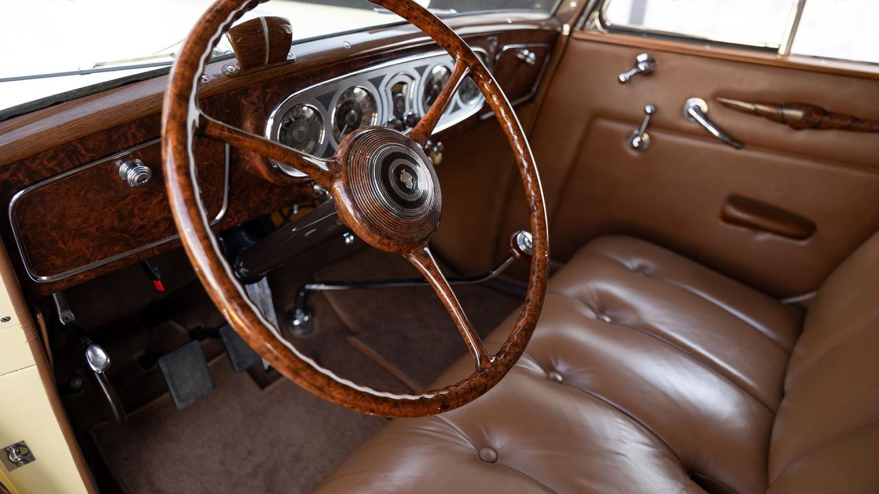 1937 Packard 1501 Super Eight Convertible Victoria