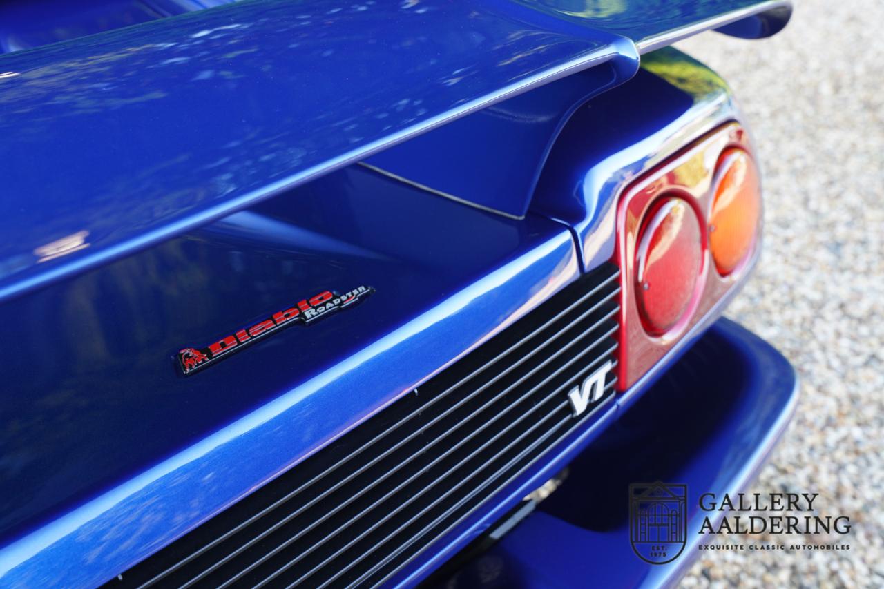 1996 Lamborghini Diablo Roadster VT &ldquo;35.000 kms and dealer service&rdquo;