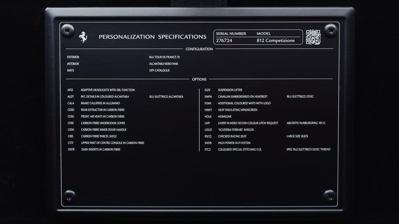 2022 Ferrari 812 Competizione