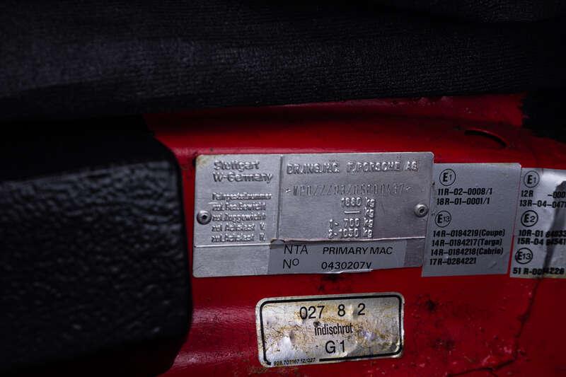 1986 Porsche 911 930 TURBO SE 3.3 FLACHBAU