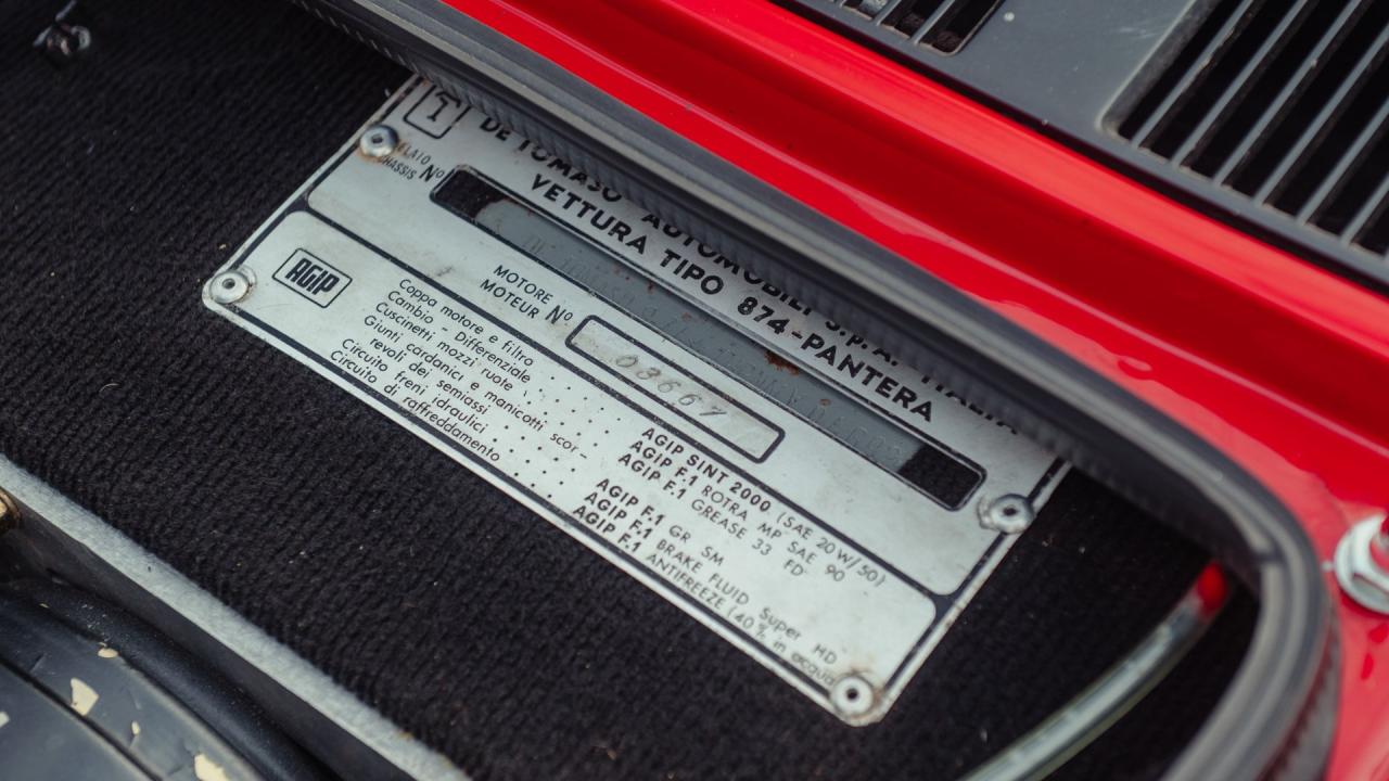 1972 De Tomaso Pantera GTS Group 3
