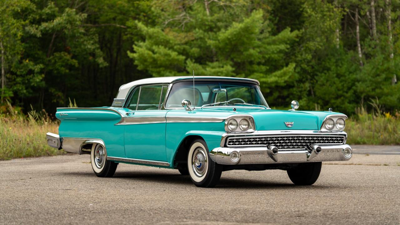 1959 Ford Galaxie V8 Skyliner Hard Top Convertible