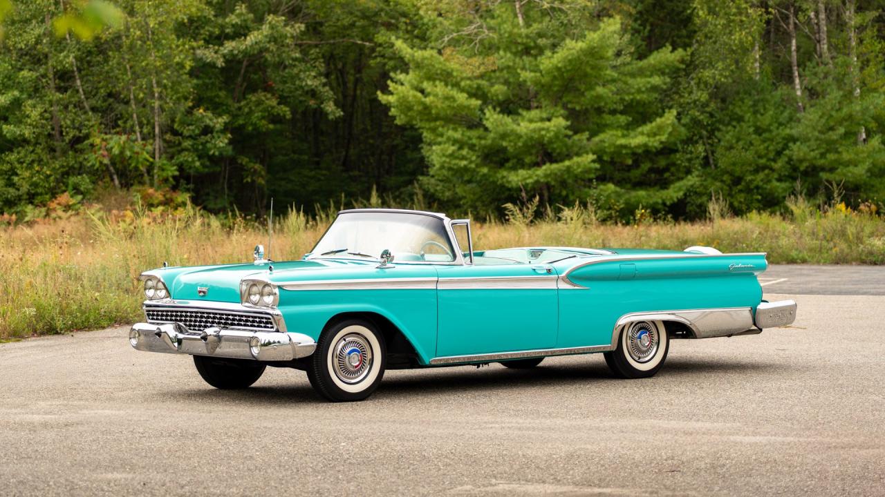 1959 Ford Galaxie V8 Skyliner Hard Top Convertible