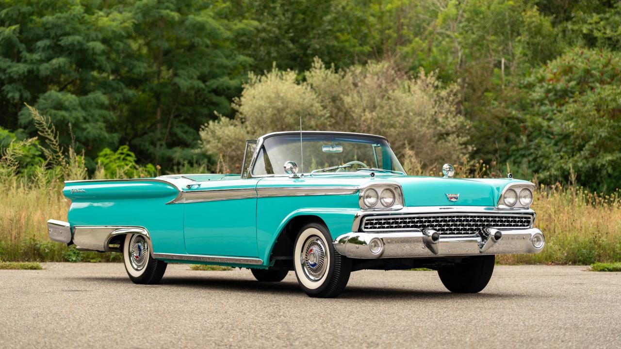 1959 Ford Galaxie V8 Skyliner Hard Top Convertible