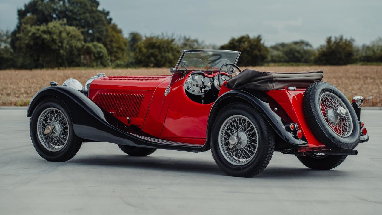 1937 SS Jaguar 100 2 &frac12;-litre Roadster