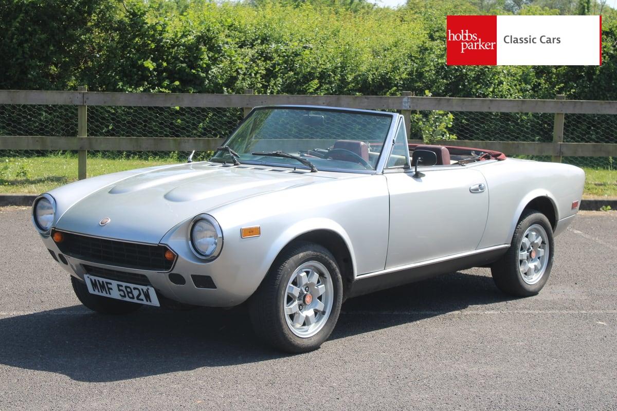 1981 Fiat 124 SPIDER LHD