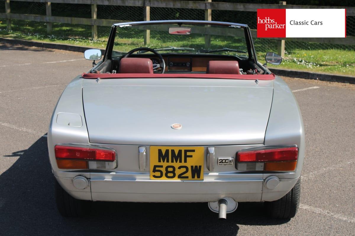 1981 Fiat 124 SPIDER LHD