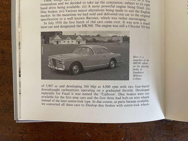 1960 Facel Vega HK500