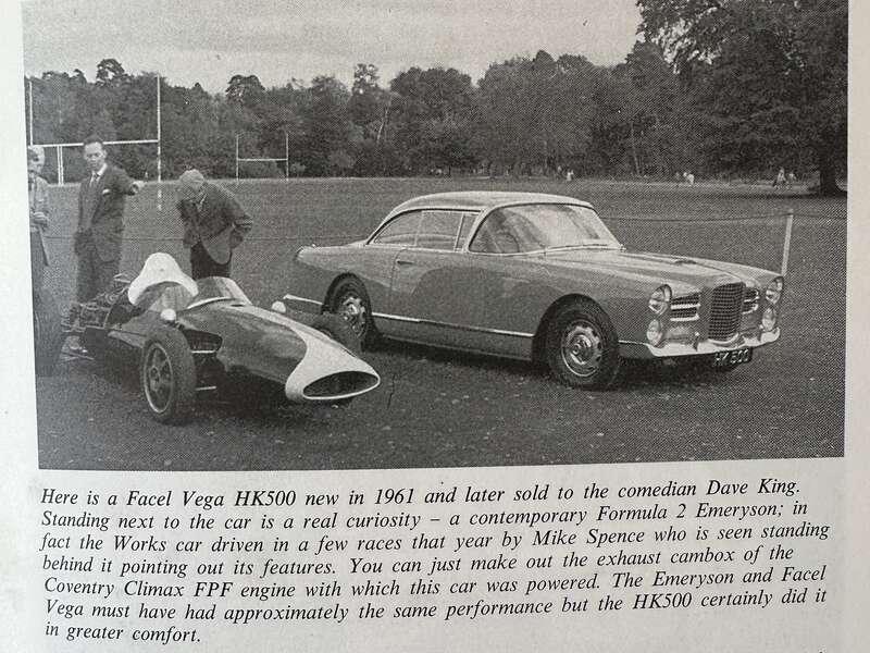 1960 Facel Vega HK500