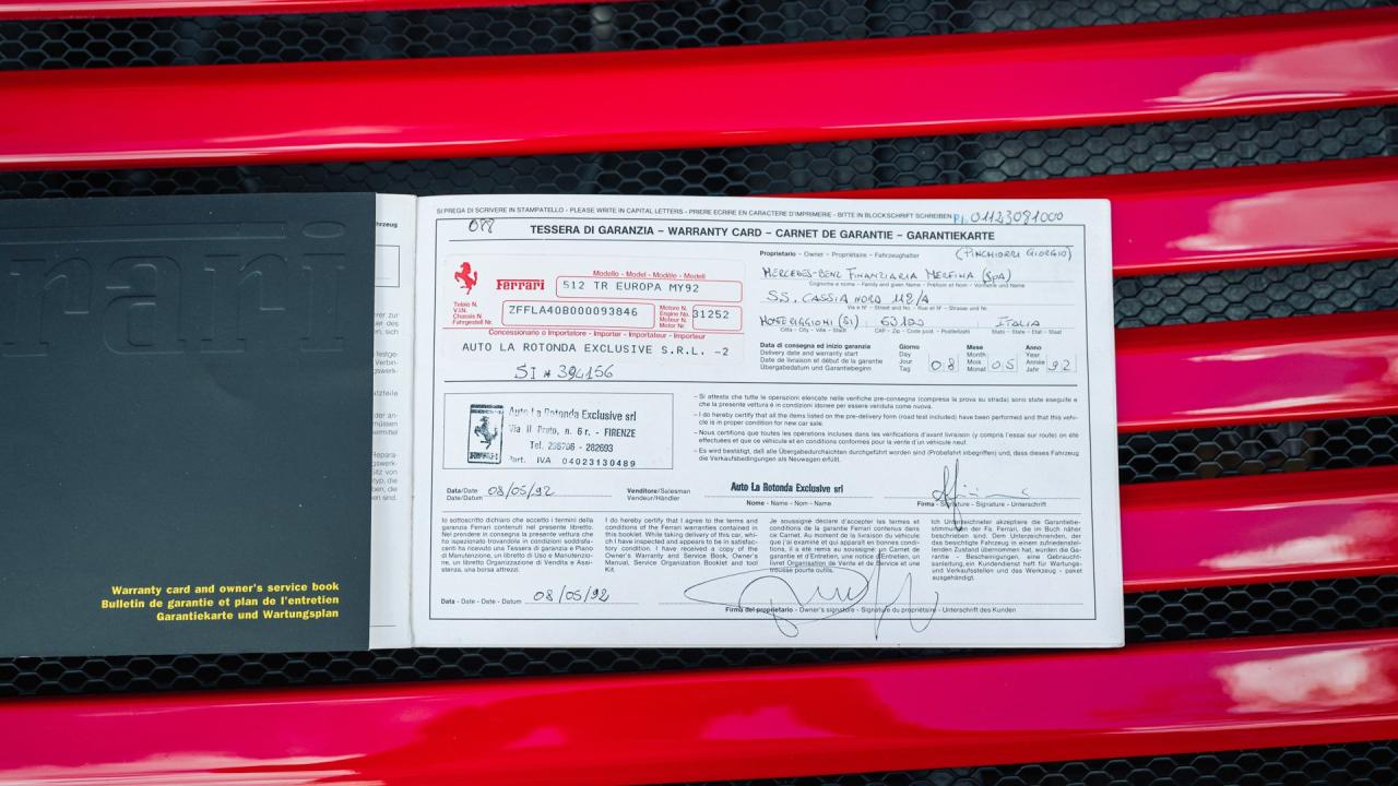 1992 Ferrari 512 TR