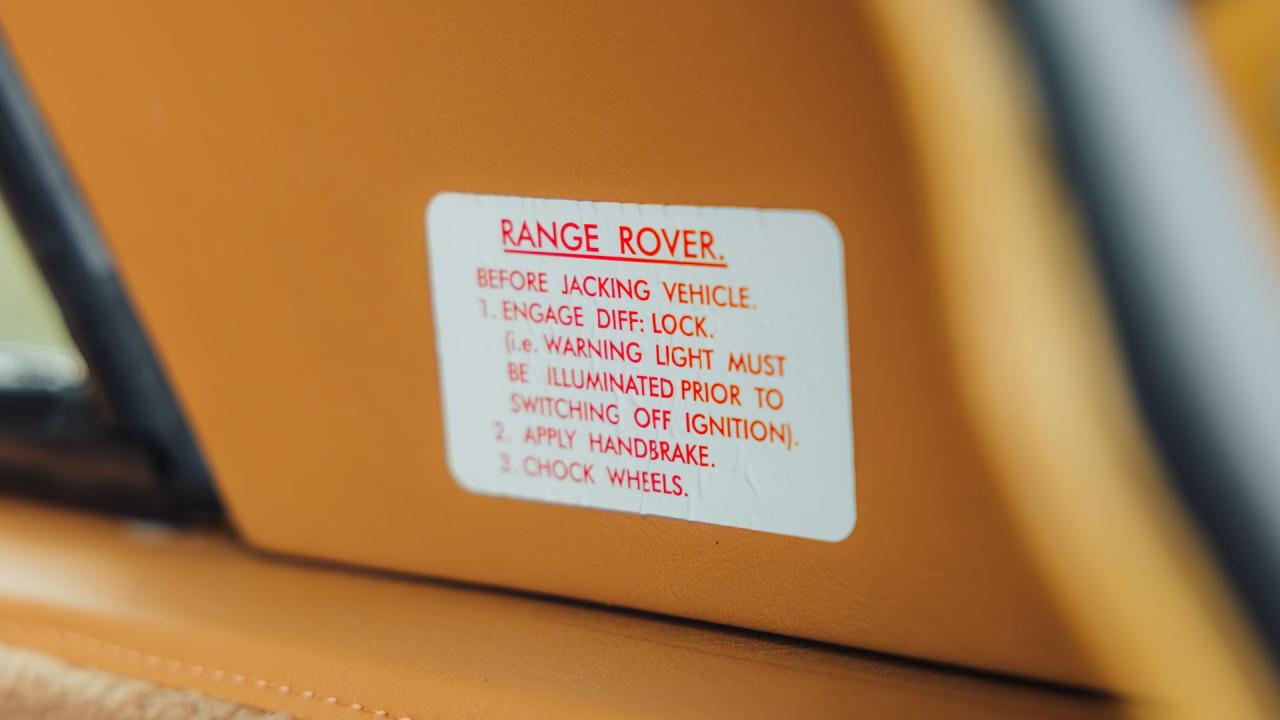 1979 Land Rover Range Rover