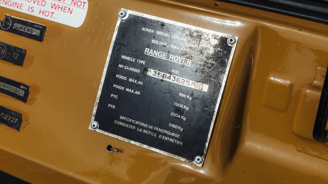 1979 Land Rover Range Rover