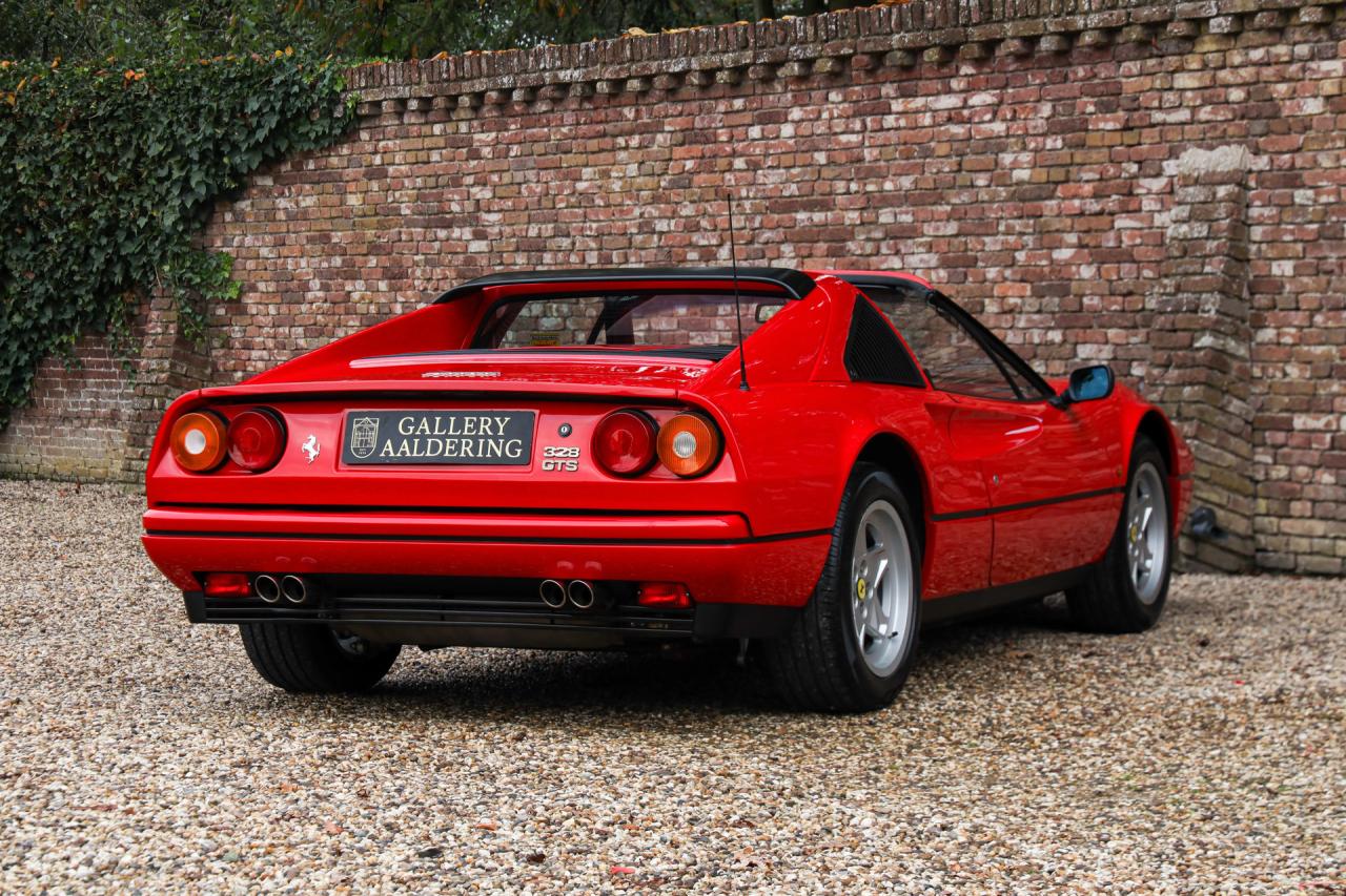 1986 Ferrari 328 GTS Rosso Cuoio &ldquo;Low mileage of 8.700 km&rdquo;