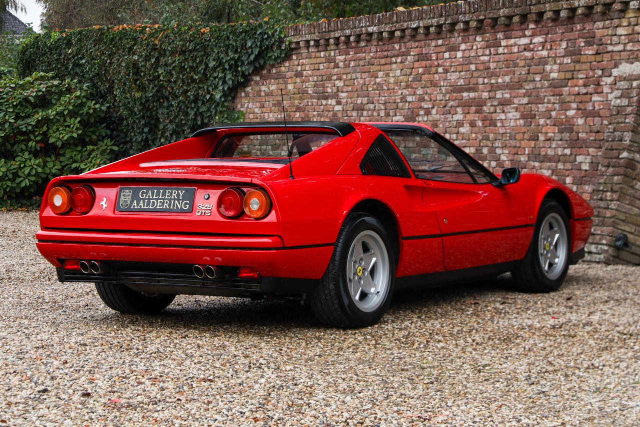 1986 Ferrari 328 GTS Rosso Cuoio &ldquo;Low mileage of 8.700 km&rdquo;