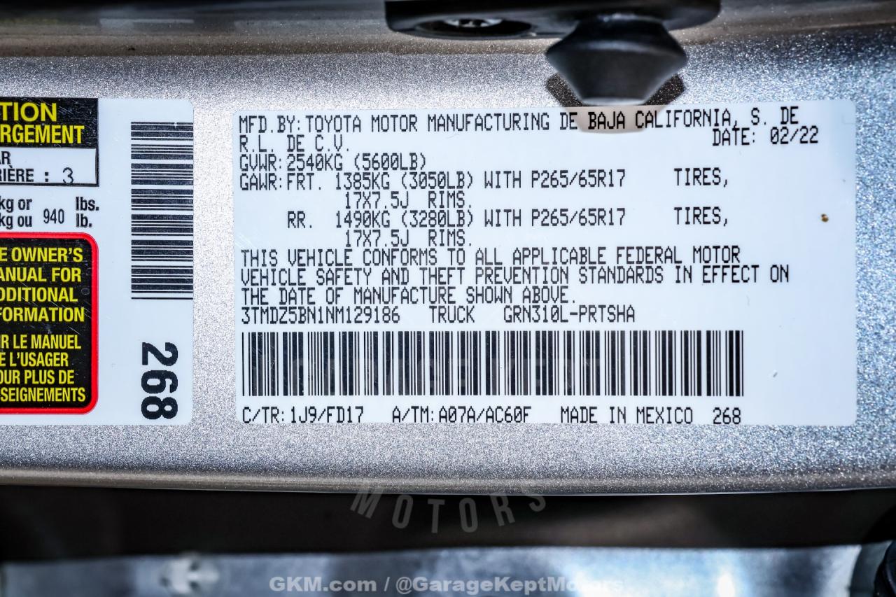 2022 Toyota Tacoma