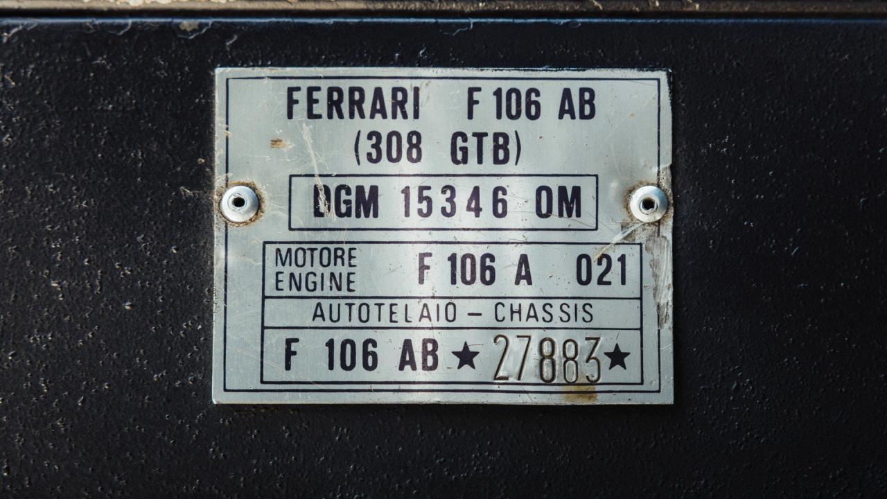 1979 Ferrari 308 GTB "Dry Sump"