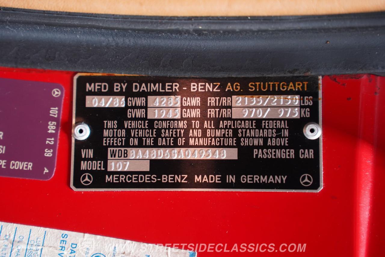 1986 Mercedes - Benz 560SL