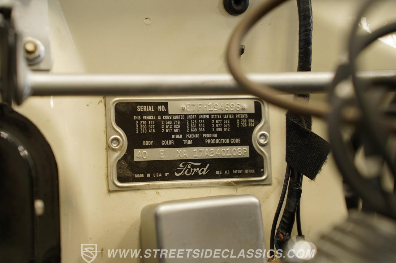 1957 Ford Thunderbird E Code