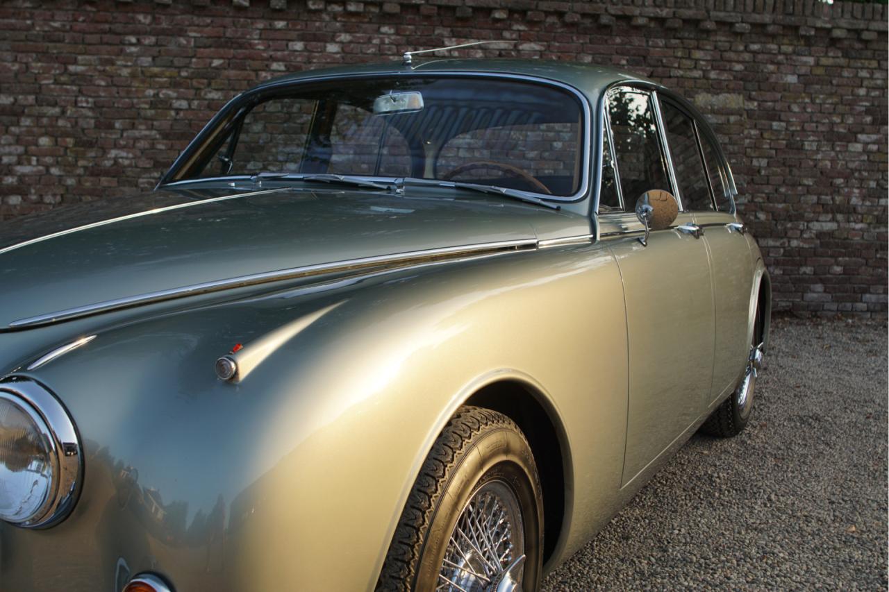 1964 Jaguar Mark 2 3.4 Litre &ldquo;Seafrost Metallic over Navy Blue leather&rdquo;