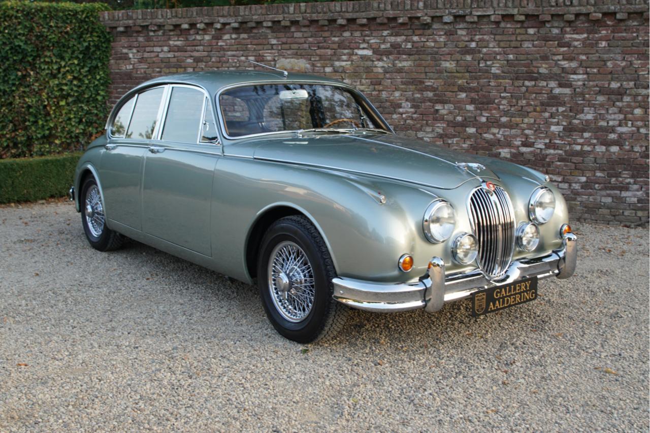 1964 Jaguar Mark 2 3.4 Litre &ldquo;Seafrost Metallic over Navy Blue leather&rdquo;