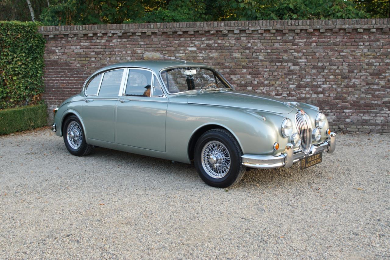1964 Jaguar Mark 2 3.4 Litre &ldquo;Seafrost Metallic over Navy Blue leather&rdquo;