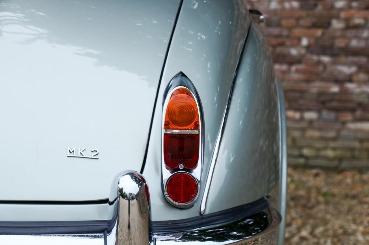 1964 Jaguar Mark 2 3.4 Litre &ldquo;Seafrost Metallic over Navy Blue leather&rdquo;