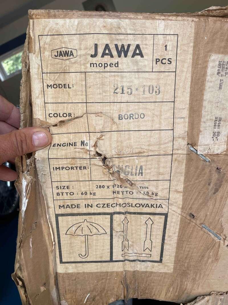 1991 JAWA ECONOMY MOPED
