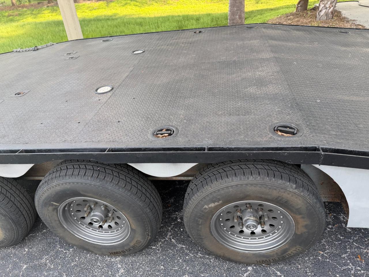 1984 Hodges Custom 2 Car Open Trailer