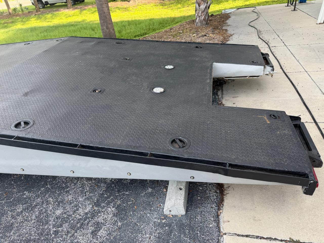 1984 Hodges Custom 2 Car Open Trailer