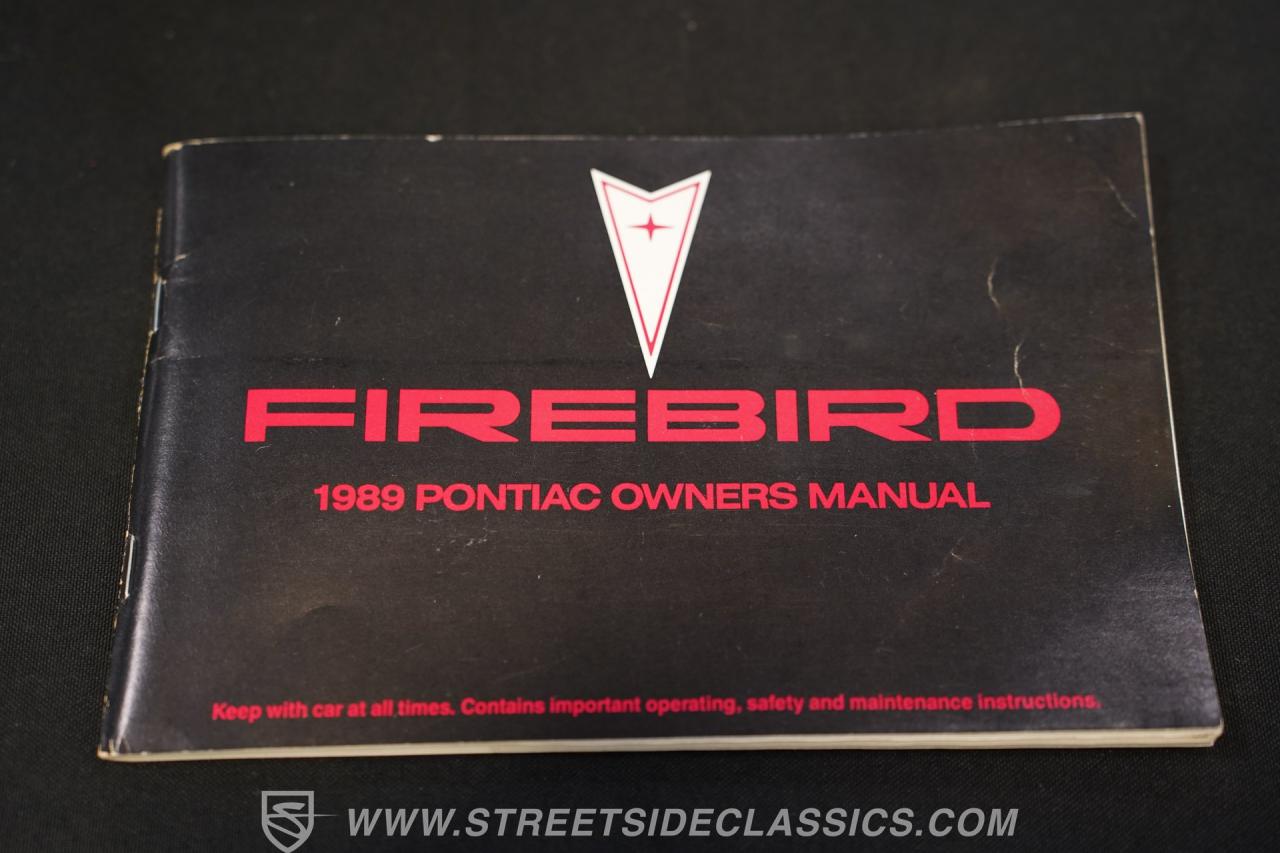 1989 Pontiac Firebird Trans Am WS6
