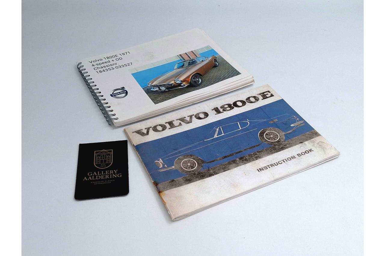 1971 Volvo P1800E Coup&eacute; Overdrive &ldquo;Better than new&rdquo;