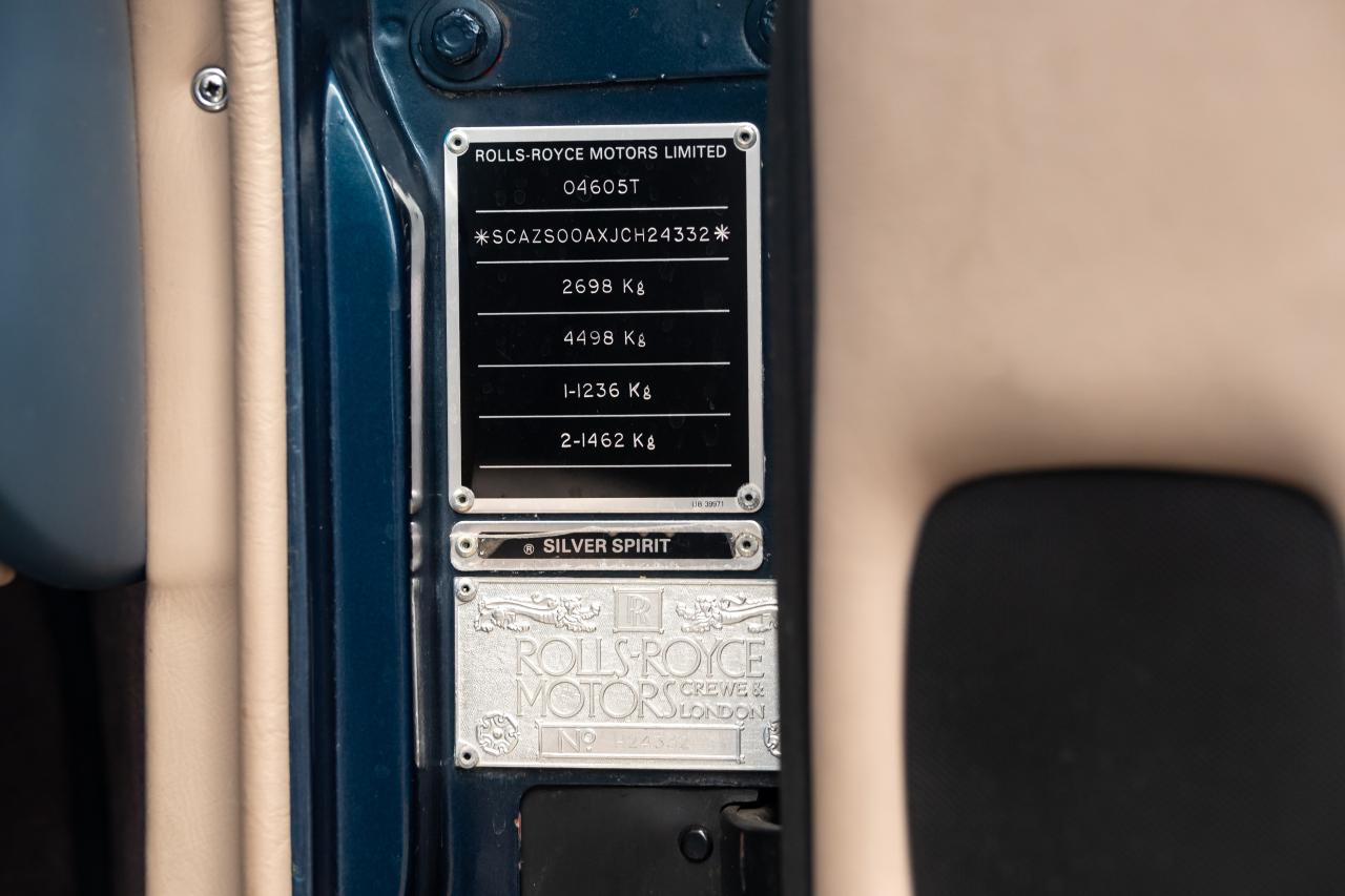 1988 Rolls - Royce Silver Spirit