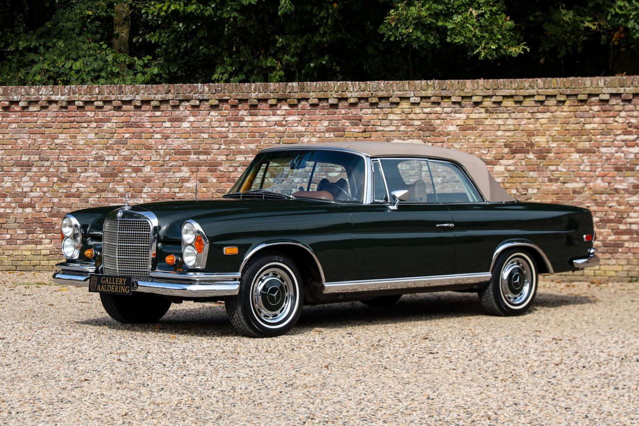 1969 Mercedes - Benz Mercedes Benz 280 SE Cabriolet &ldquo;Dunkeloliv or Dark Olive&rdquo;