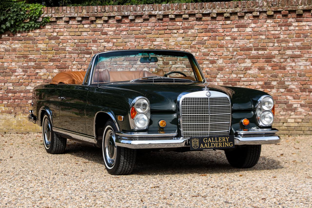1969 Mercedes - Benz Mercedes Benz 280 SE Cabriolet &ldquo;Dunkeloliv or Dark Olive&rdquo;