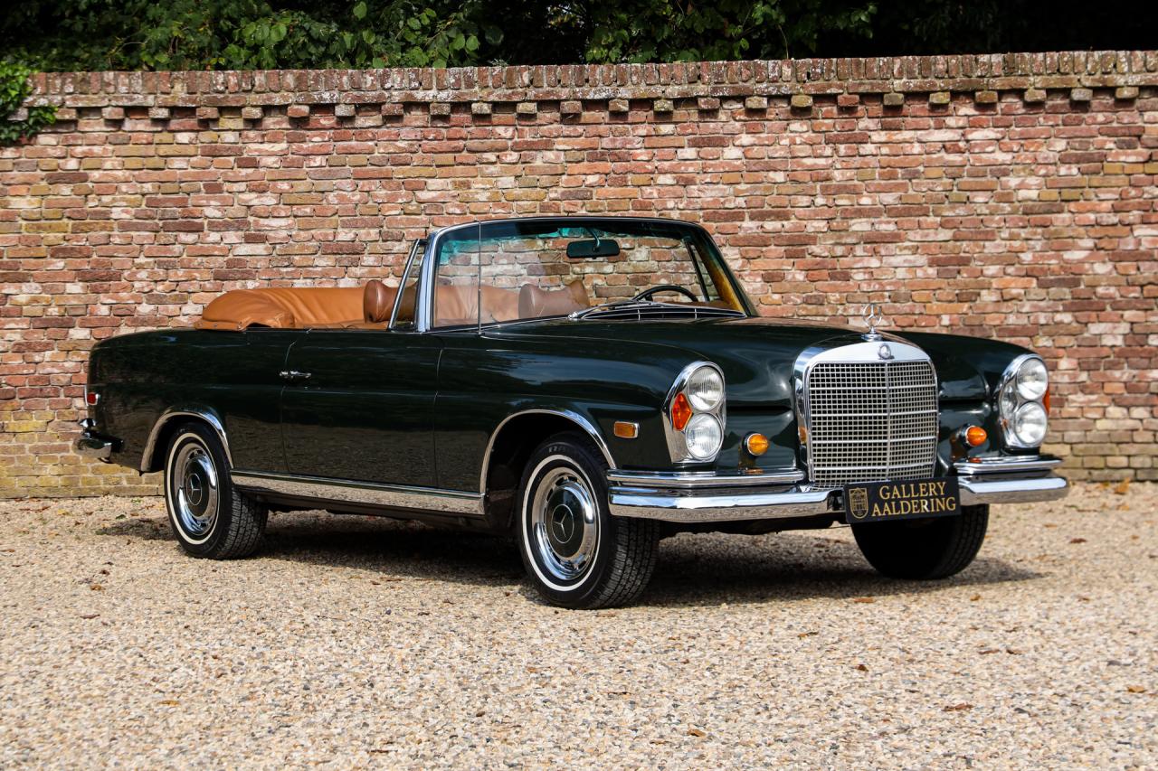 1969 Mercedes - Benz Mercedes Benz 280 SE Cabriolet &ldquo;Dunkeloliv or Dark Olive&rdquo;