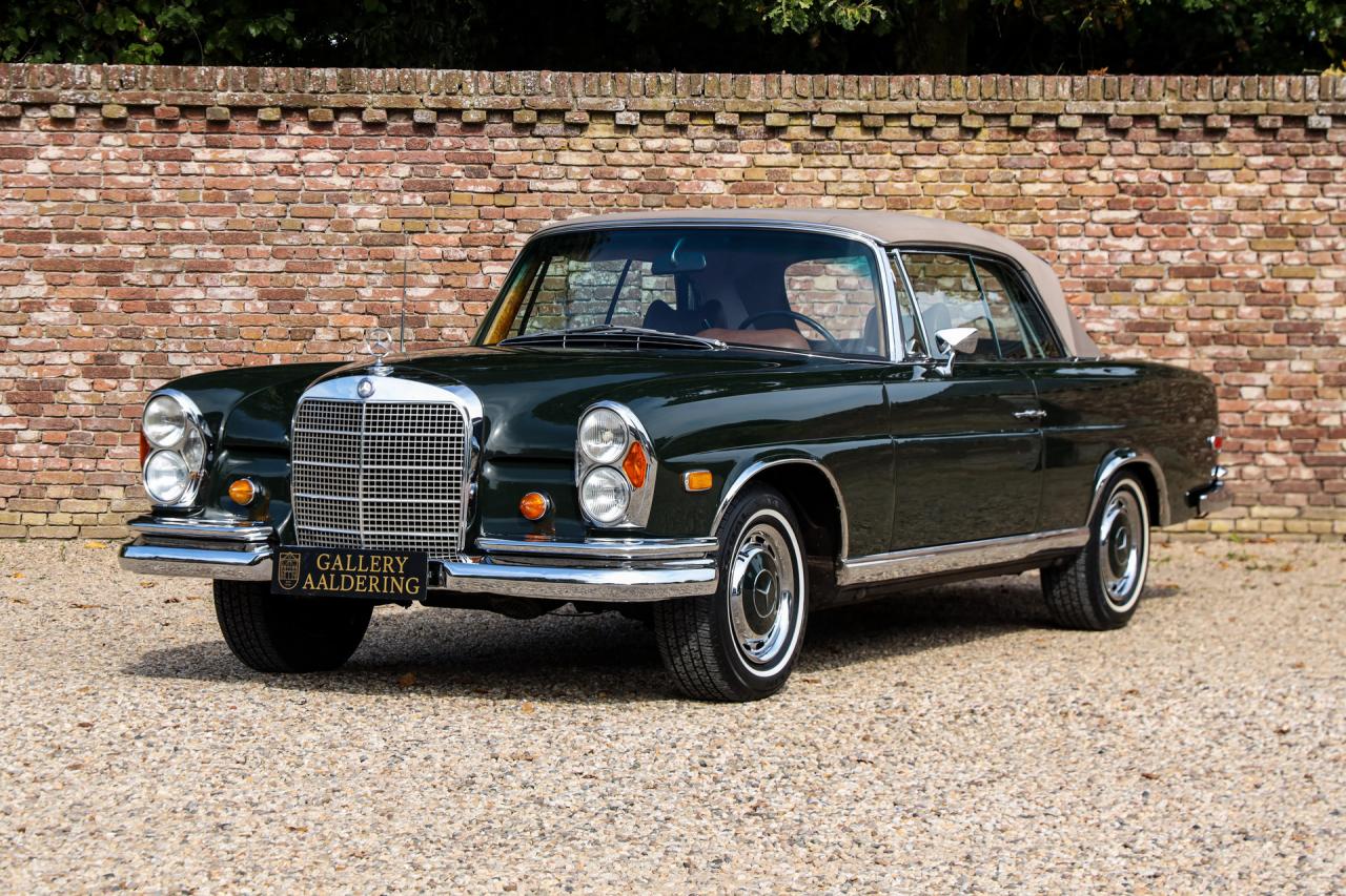 1969 Mercedes - Benz Mercedes Benz 280 SE Cabriolet &ldquo;Dunkeloliv or Dark Olive&rdquo;