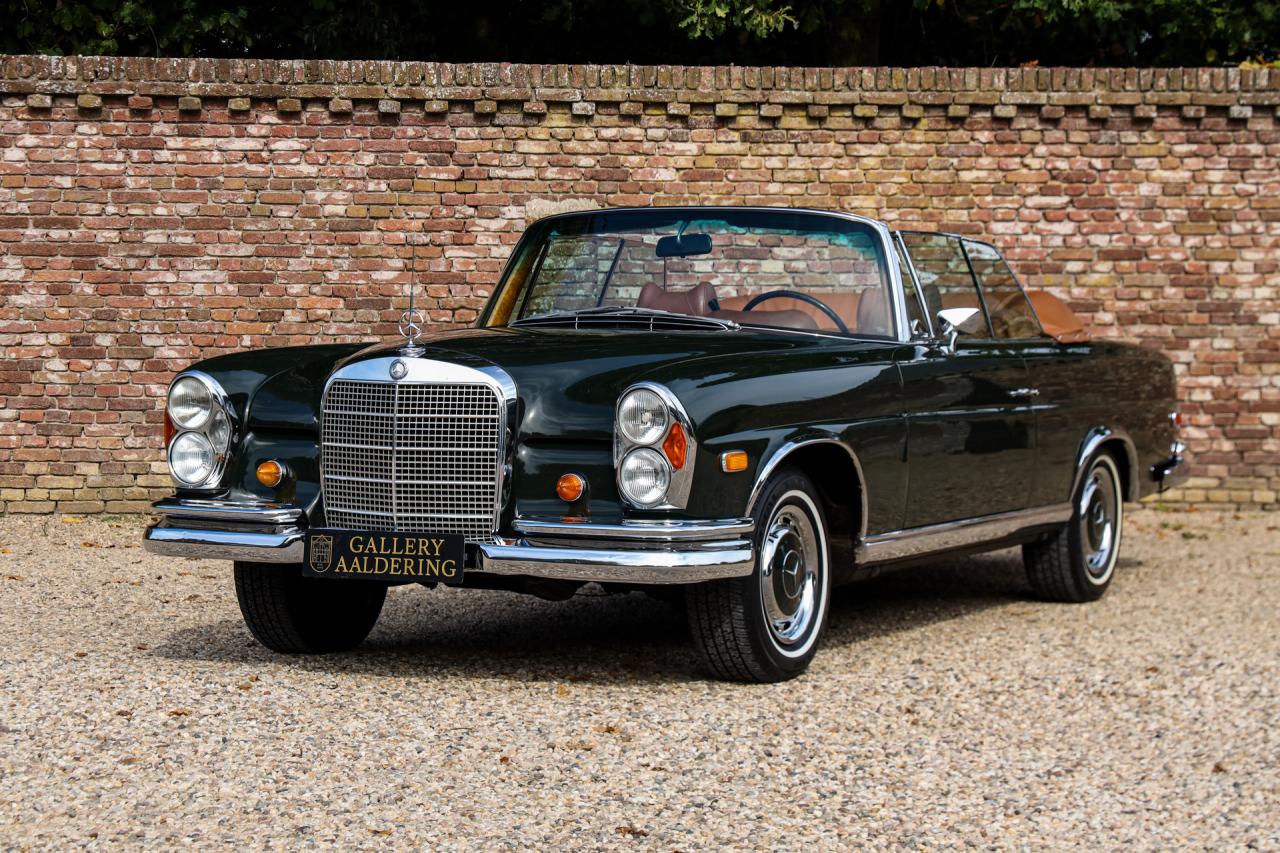 1969 Mercedes - Benz Mercedes Benz 280 SE Cabriolet &ldquo;Dunkeloliv or Dark Olive&rdquo;