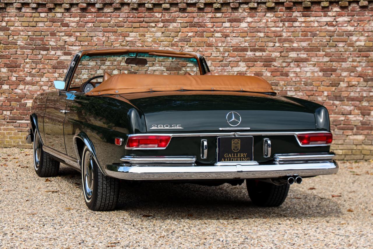 1969 Mercedes - Benz Mercedes Benz 280 SE Cabriolet &ldquo;Dunkeloliv or Dark Olive&rdquo;