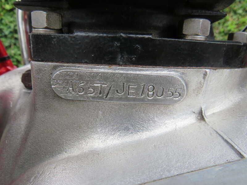 1969 BSA A65T THUNDERBOLT