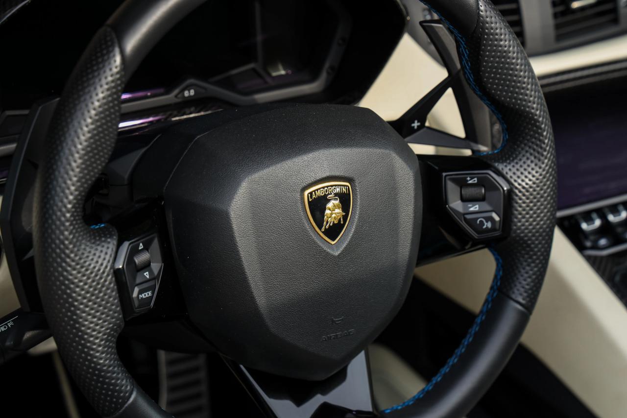 2018 Lamborghini Aventador S Roadster &ldquo;Blu Aegir over Bianco Polar&rdquo;