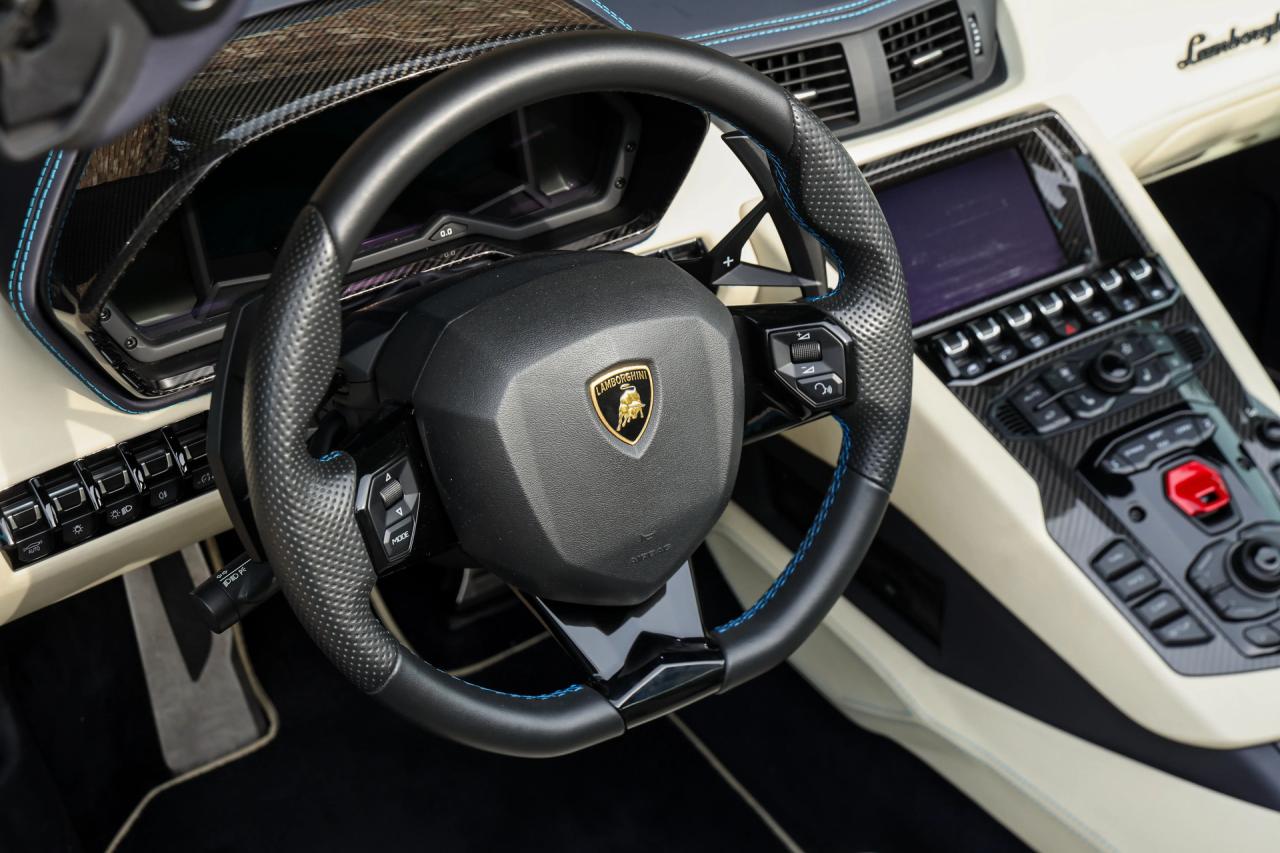 2018 Lamborghini Aventador S Roadster &ldquo;Blu Aegir over Bianco Polar&rdquo;