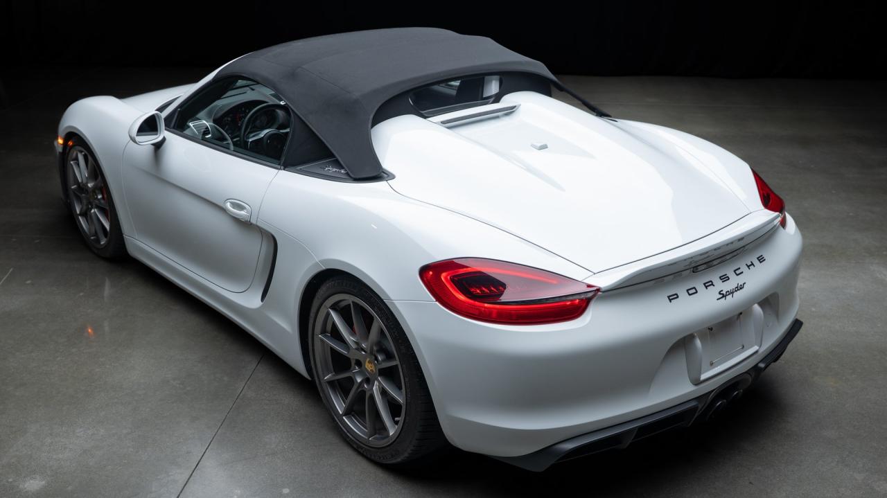 2016 Porsche Boxster Spyder