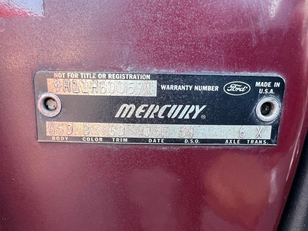1969 Mercury Montego