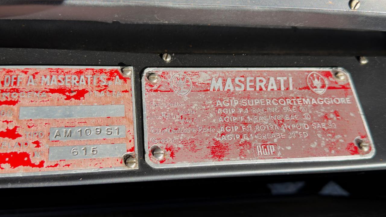 1966 Maserati Mistral Spyder 3700