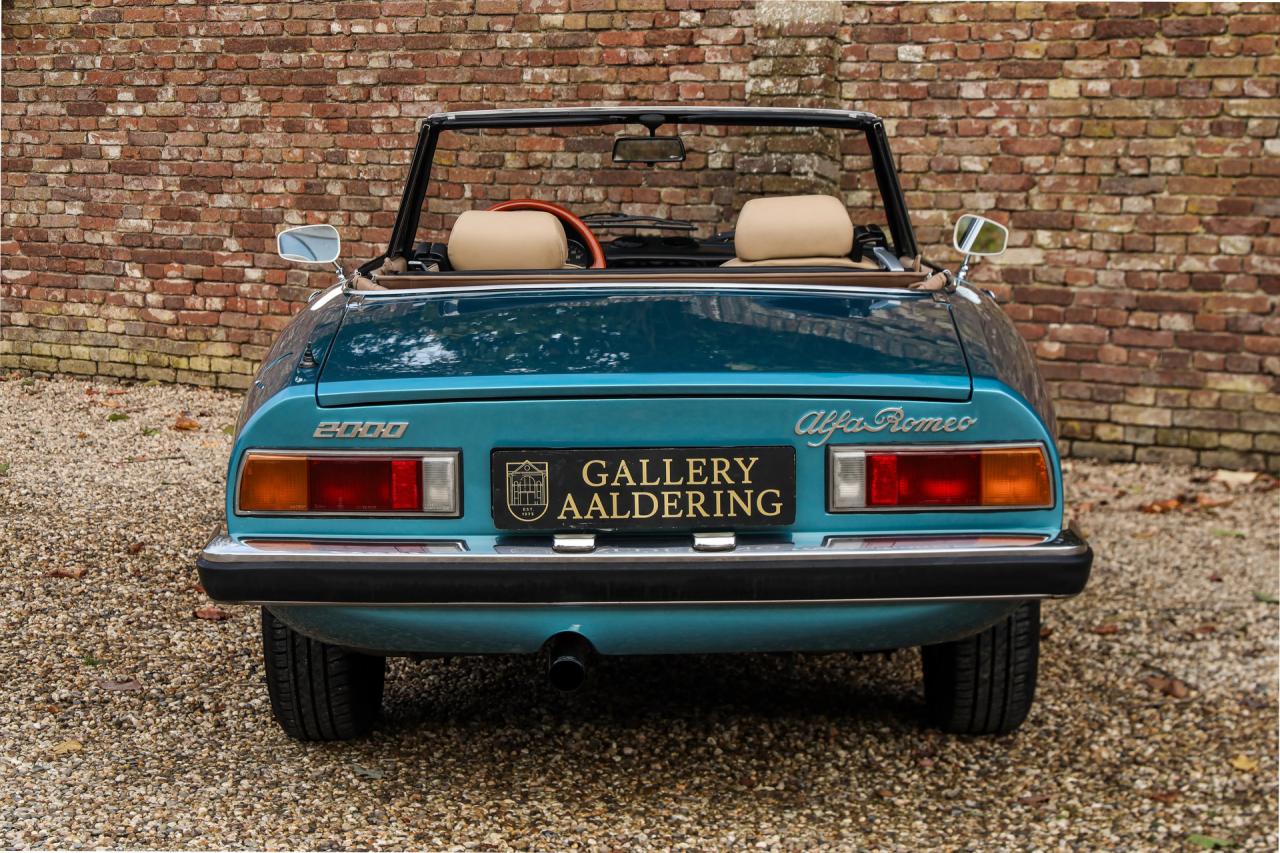 1981 Alfa Romeo Spider 2000 Coda Tronca &ldquo;Most Beautiful Blue&rdquo;