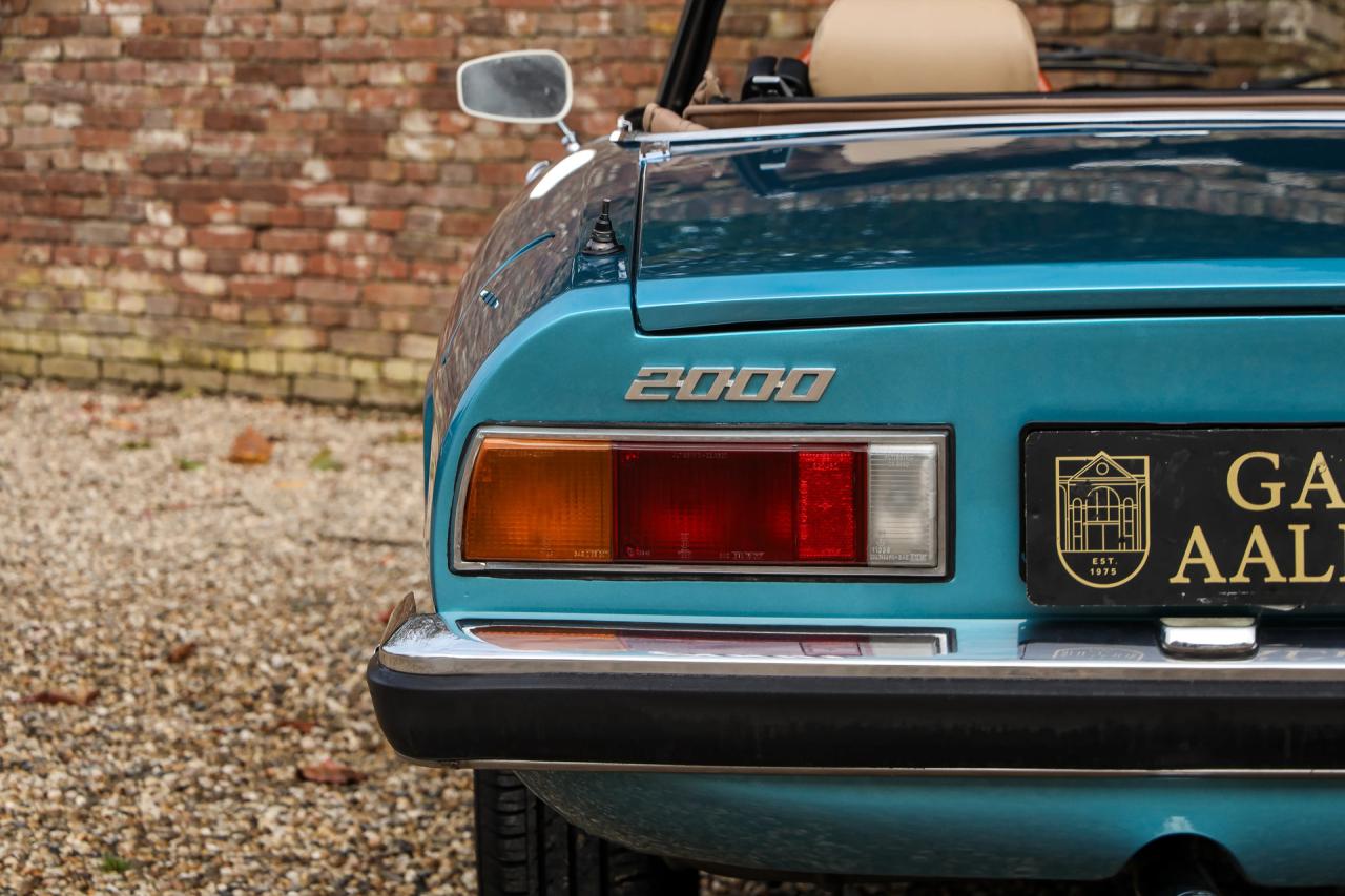 1981 Alfa Romeo Spider 2000 Coda Tronca &ldquo;Most Beautiful Blue&rdquo;
