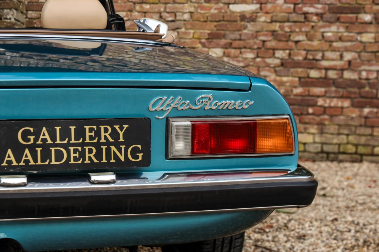 1981 Alfa Romeo Spider 2000 Coda Tronca &ldquo;Most Beautiful Blue&rdquo;