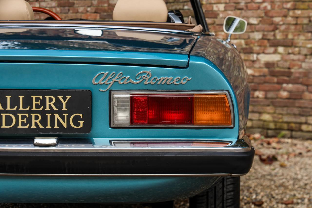 1981 Alfa Romeo Spider 2000 Coda Tronca &ldquo;Most Beautiful Blue&rdquo;