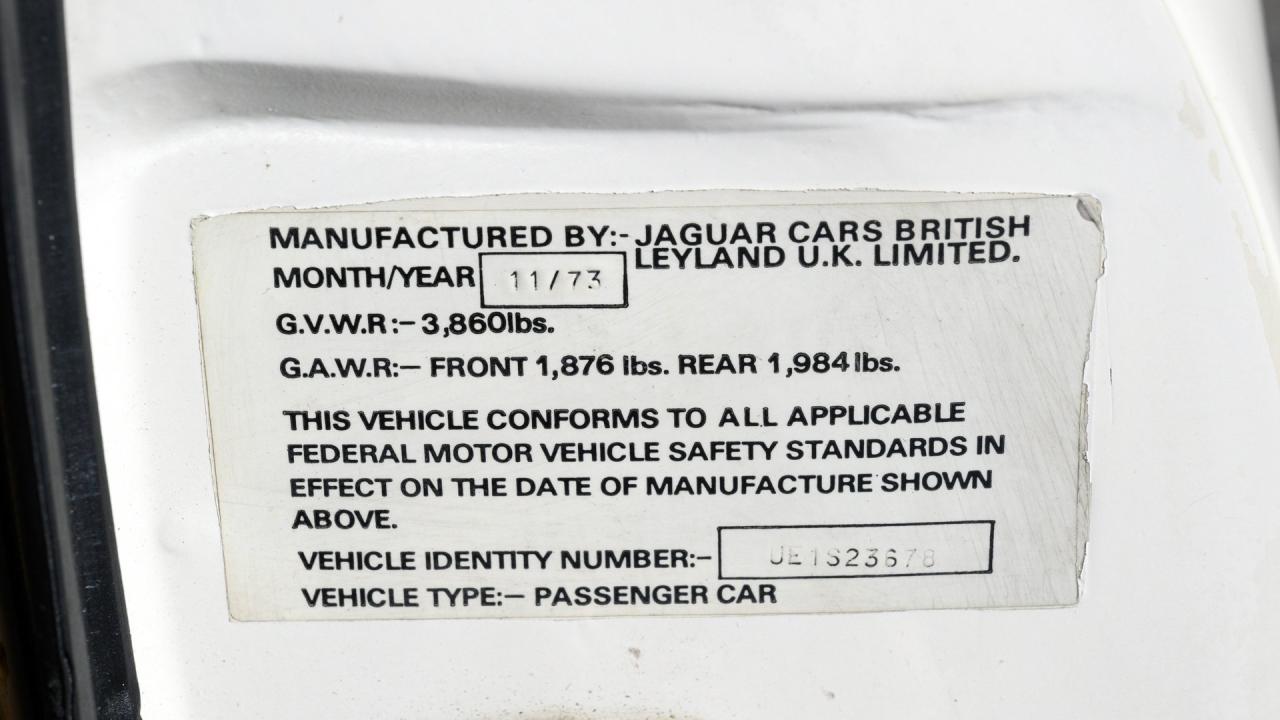 1974 Jaguar E-Type Series 3 Roadster