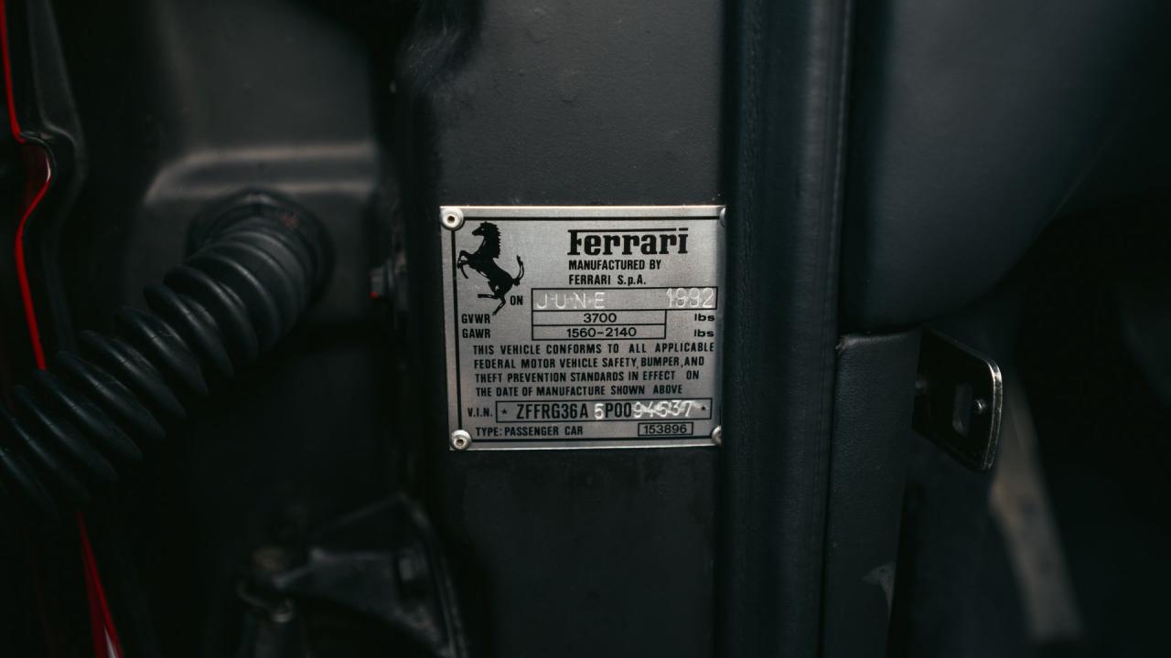 1993 Ferrari 348 ts Serie Speciale